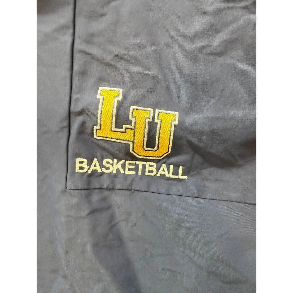 Jordan Mens XL Liberty University LU Basketball Quarter Zip Windbreaker Navy